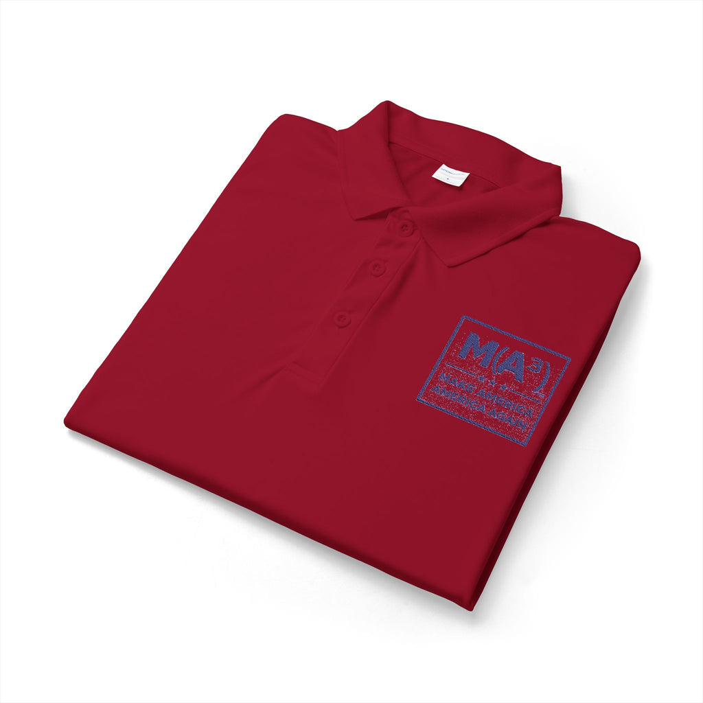 M(A) Make America America Again Embroidered Polo Shirt