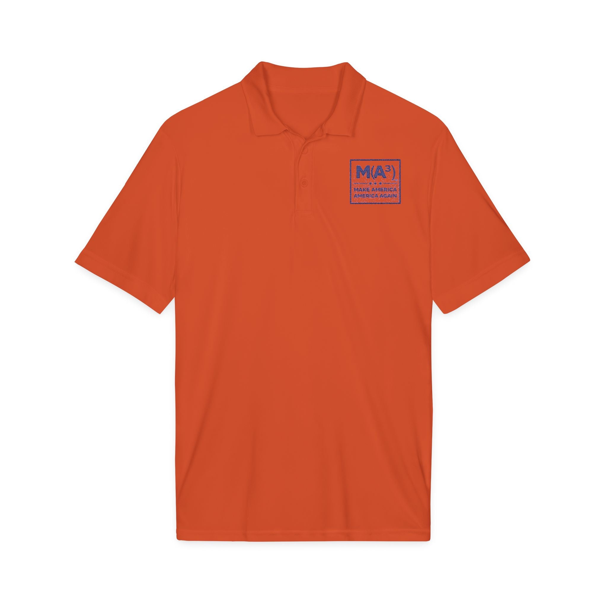 M(A) Make America America Again Embroidered Polo Shirt