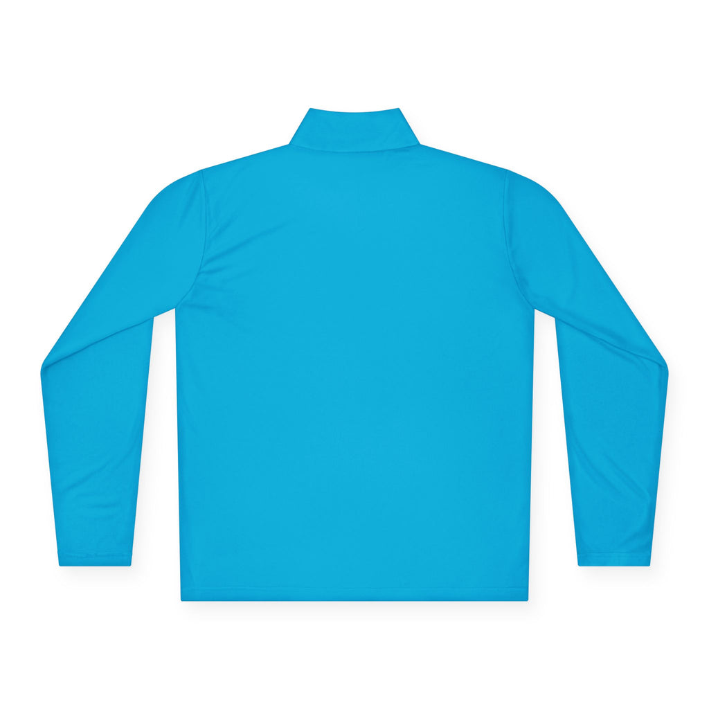 Quarter-Zip Pullover — Minimalist Purple MKA Logo Chest Sweatshirt