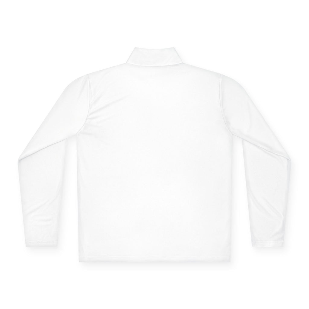Quarter-Zip Pullover — Minimalist Purple MKA Logo Chest Sweatshirt