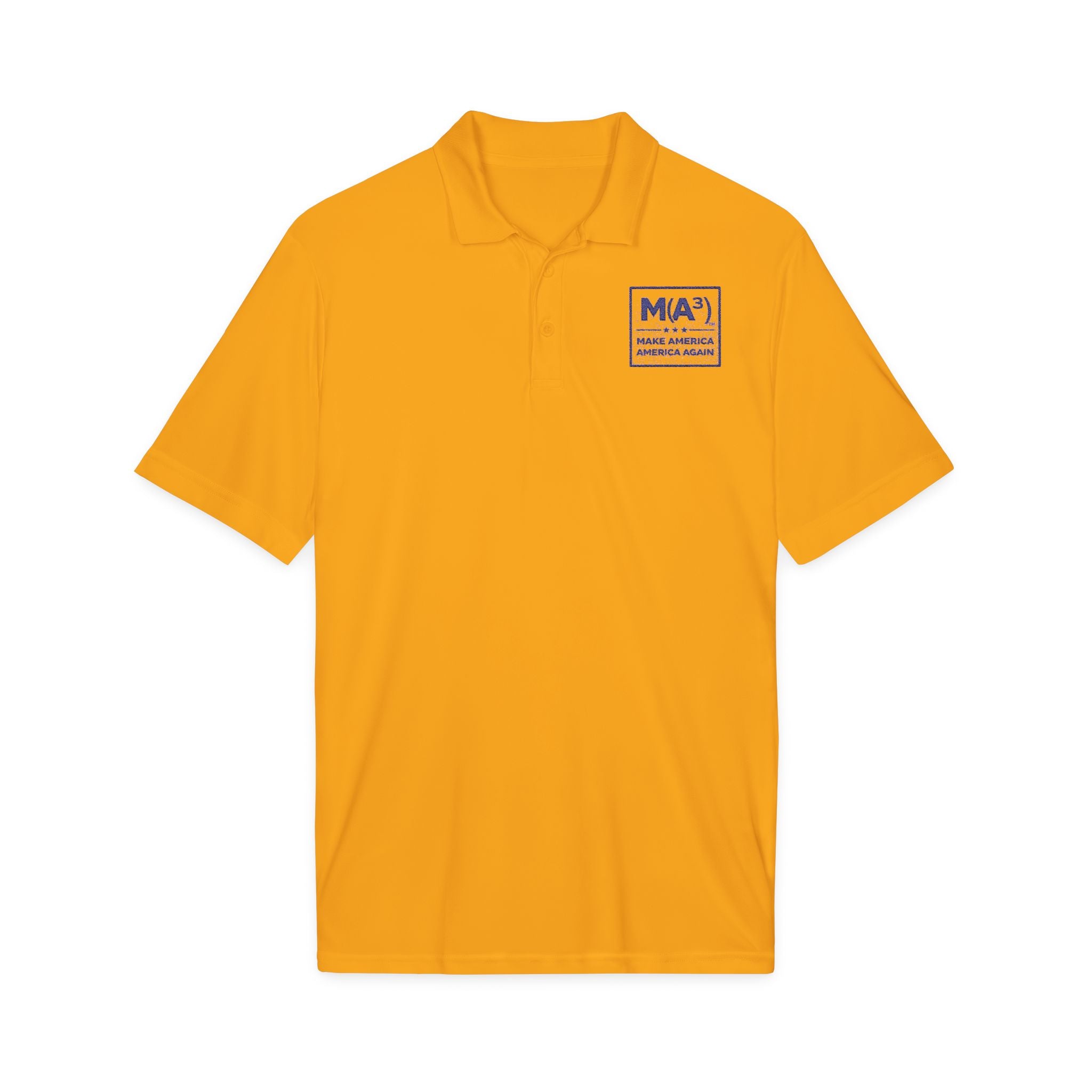 M(A) Make America America Again Embroidered Polo Shirt