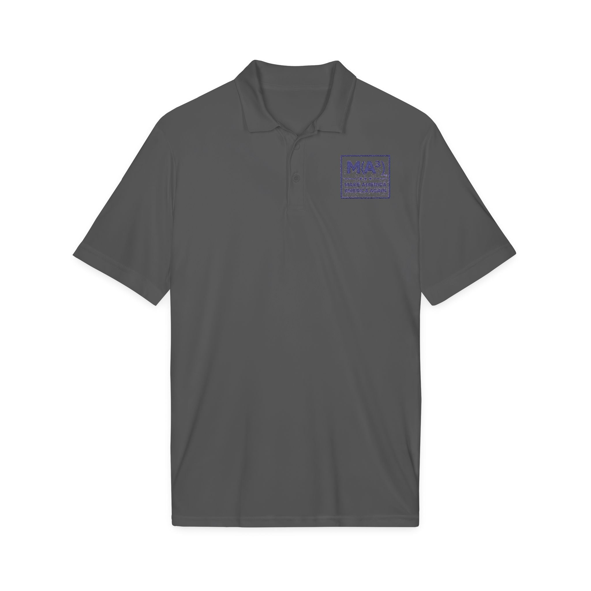 M(A) Make America America Again Embroidered Polo Shirt