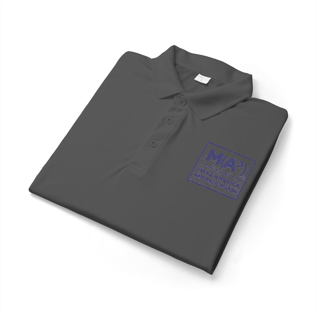 M(A) Make America America Again Embroidered Polo Shirt