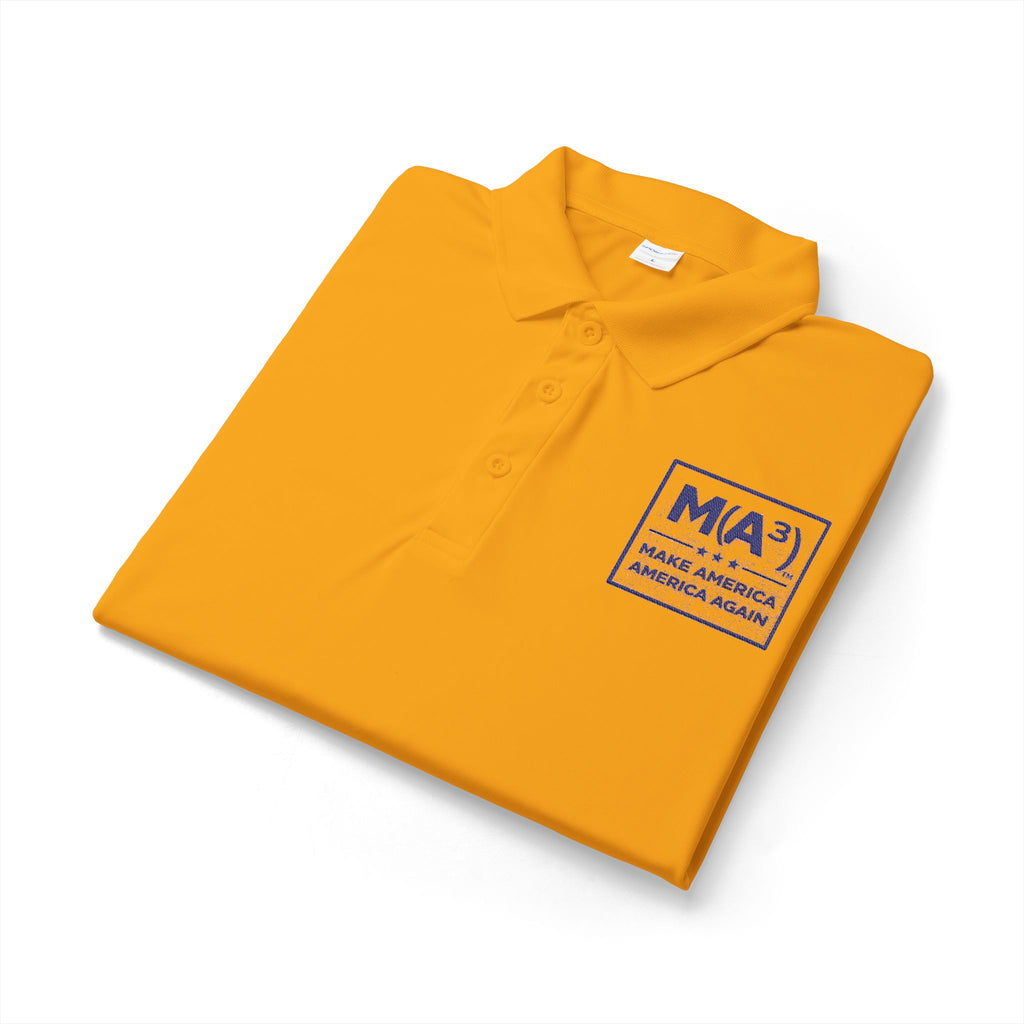 M(A) Make America America Again Embroidered Polo Shirt