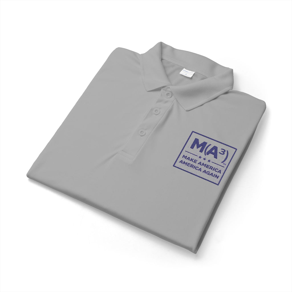 M(A) Make America America Again Embroidered Polo Shirt