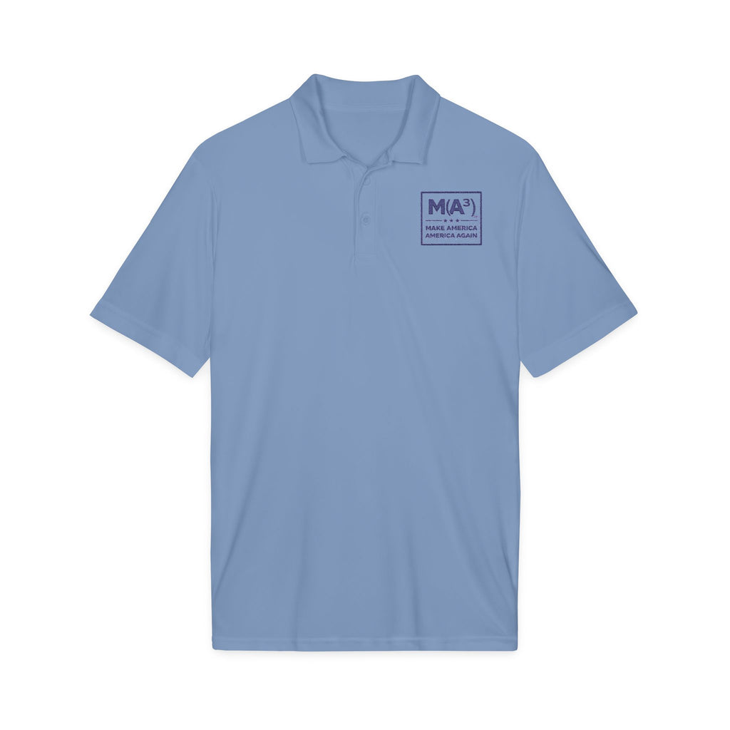 M(A) Make America America Again Embroidered Polo Shirt