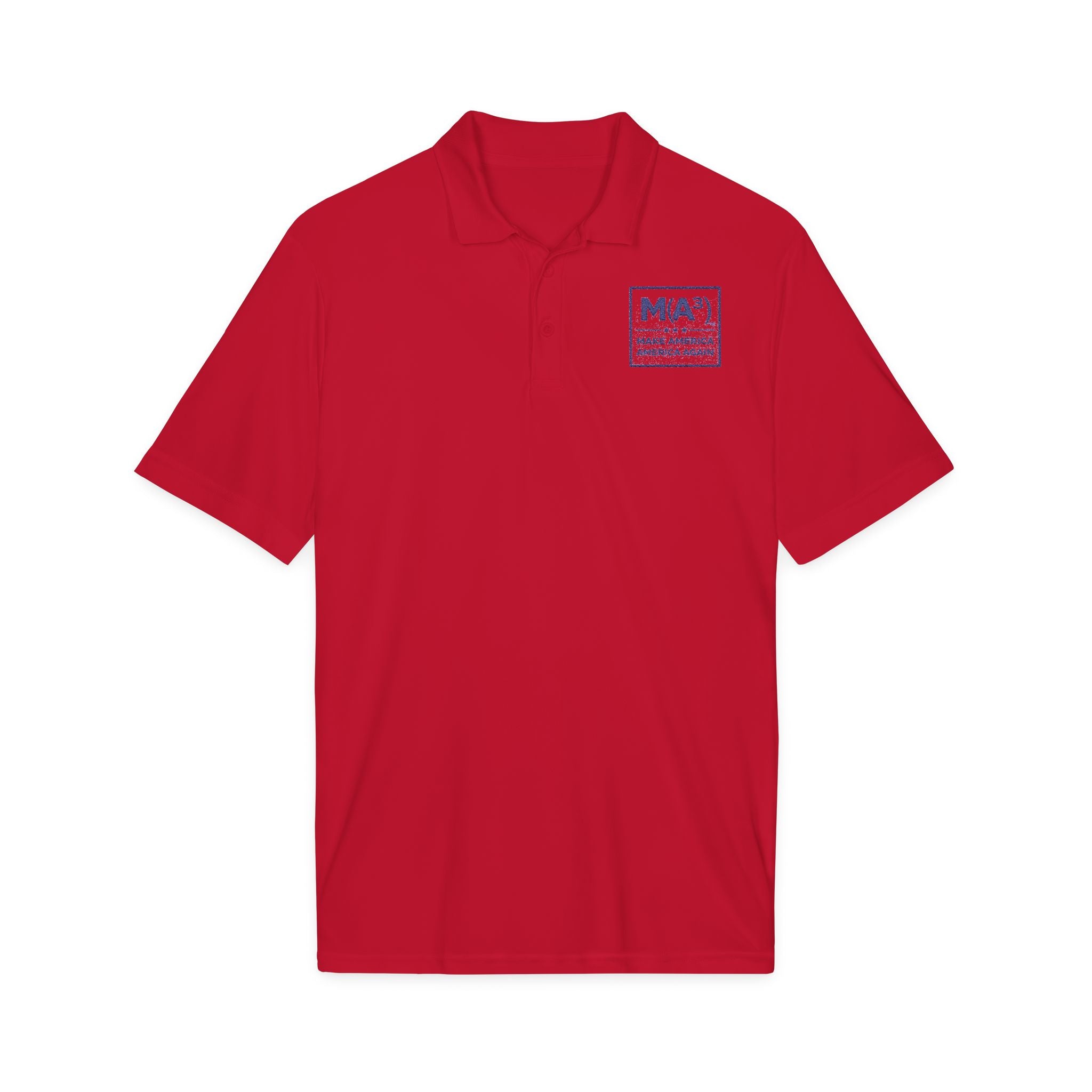 M(A) Make America America Again Embroidered Polo Shirt