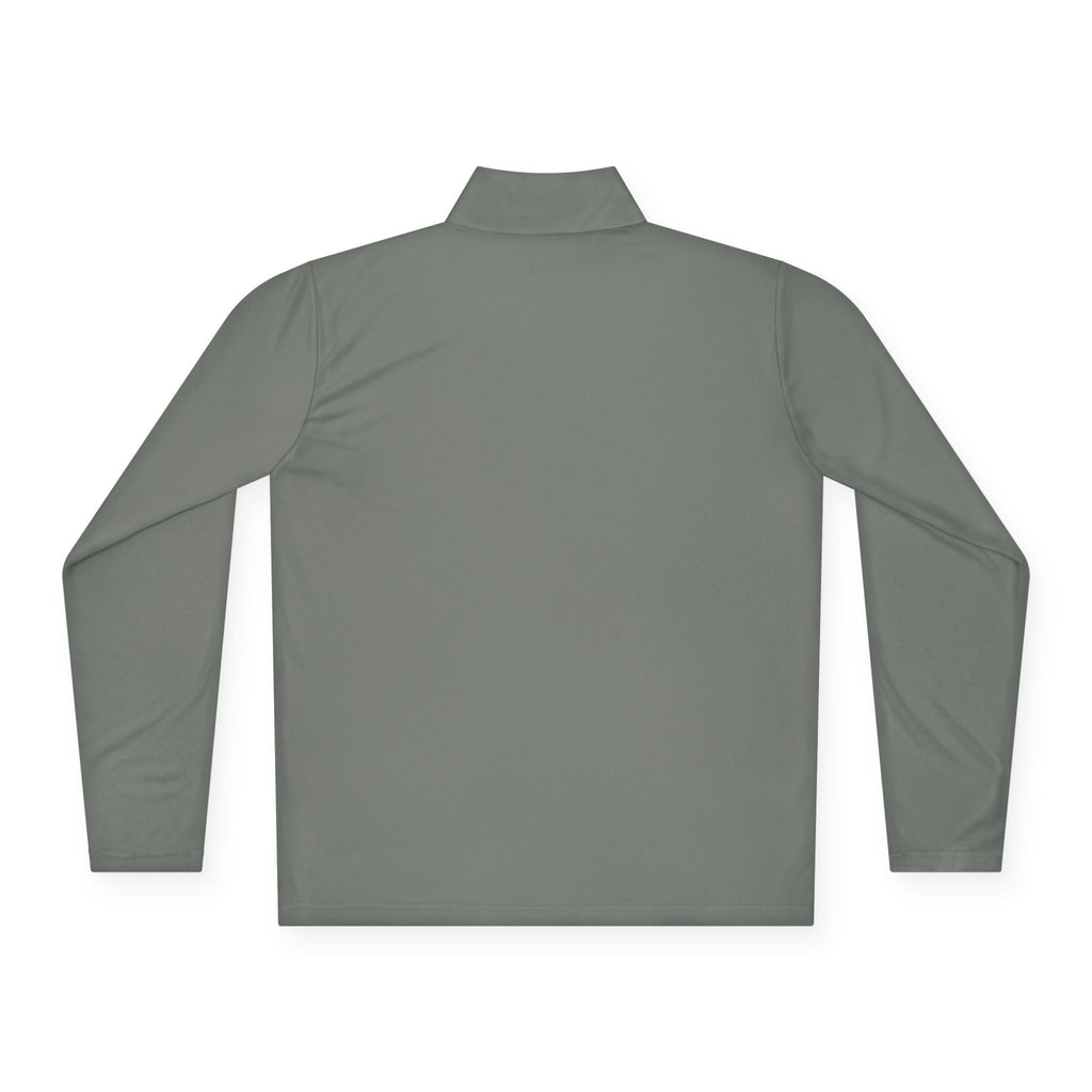Quarter-Zip Pullover — Minimalist Purple MKA Logo Chest Sweatshirt