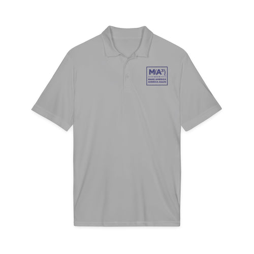 M(A) Make America America Again Embroidered Polo Shirt