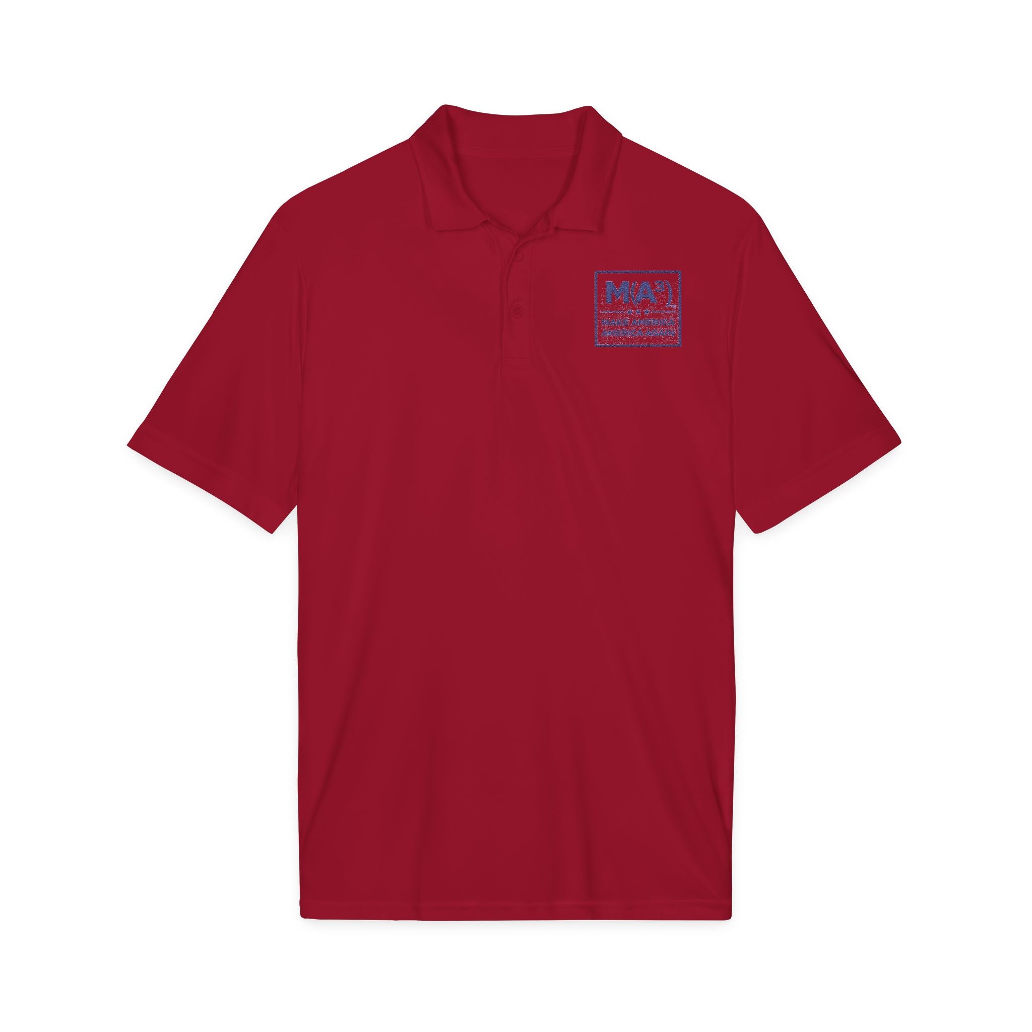 M(A) Make America America Again Embroidered Polo Shirt
