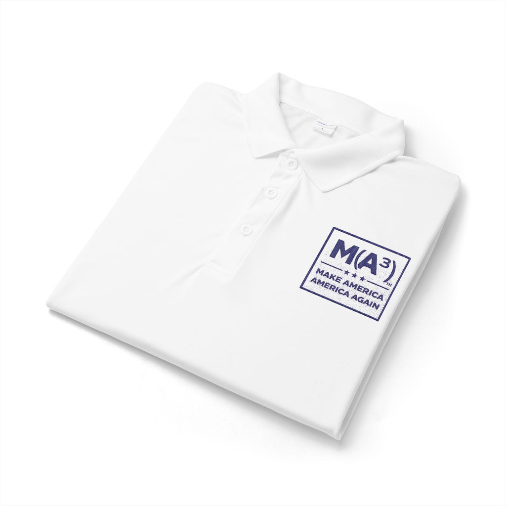 M(A) Make America America Again Embroidered Polo Shirt